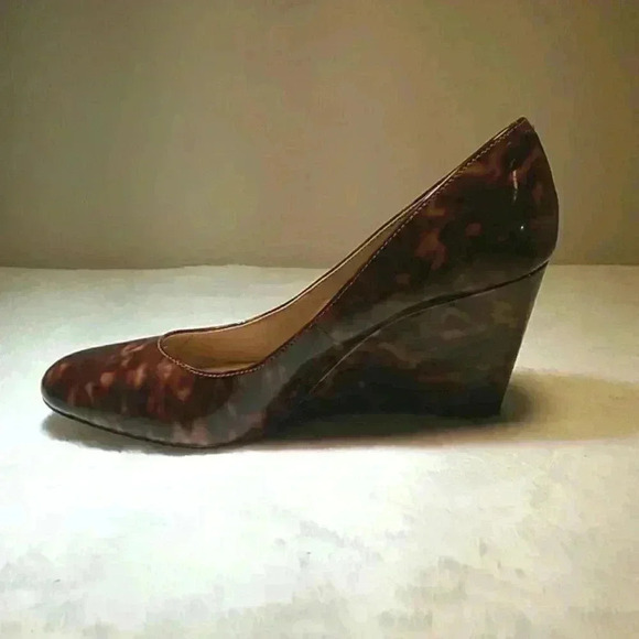 Black Saks fifth avenue wedge - Picture 2 of 8